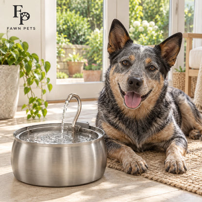 Stainless Steel Pet Water Fountain | 4L
