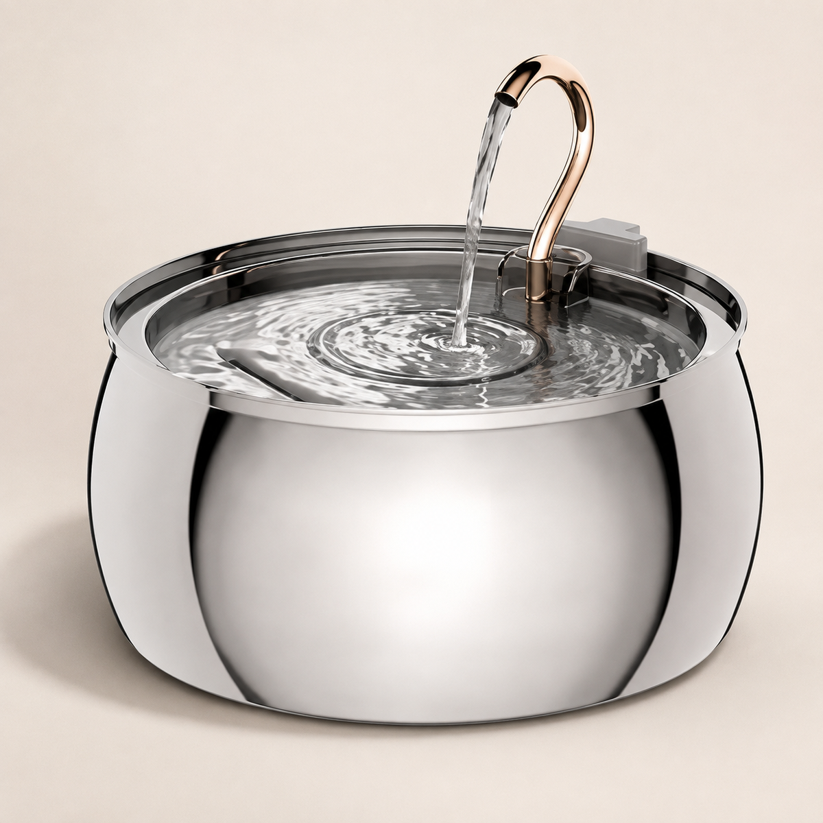 Stainless Steel Pet Water Fountain | 4L